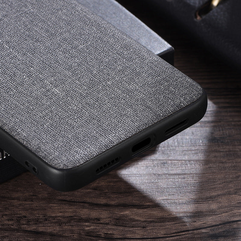 Frendorf | Luxuriöse Stoffhülle Hart PC Handyhülle für Google Pixel 7 8 9