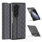 Frendorf | Luxuriöse Dreiecksmuster Magnetische PU-Leder Handyhülle mit Kartensteckplatz für Samsung Galaxy Z Fold 6
