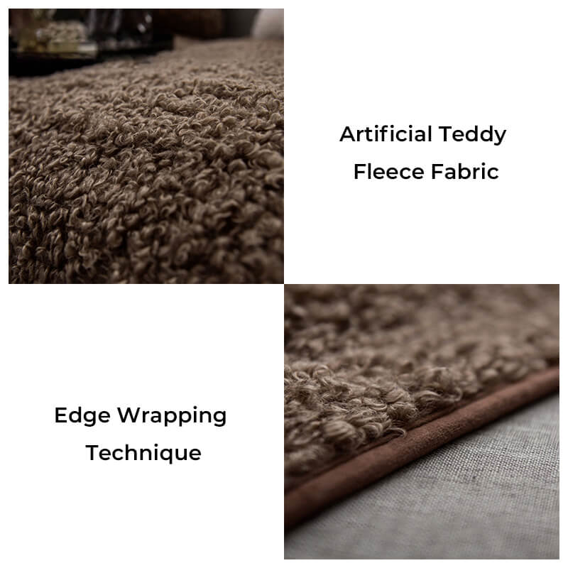 Luxus Warmes Fleece Möbel Schutzmatte Rutschfeste Sofa Abdeckung