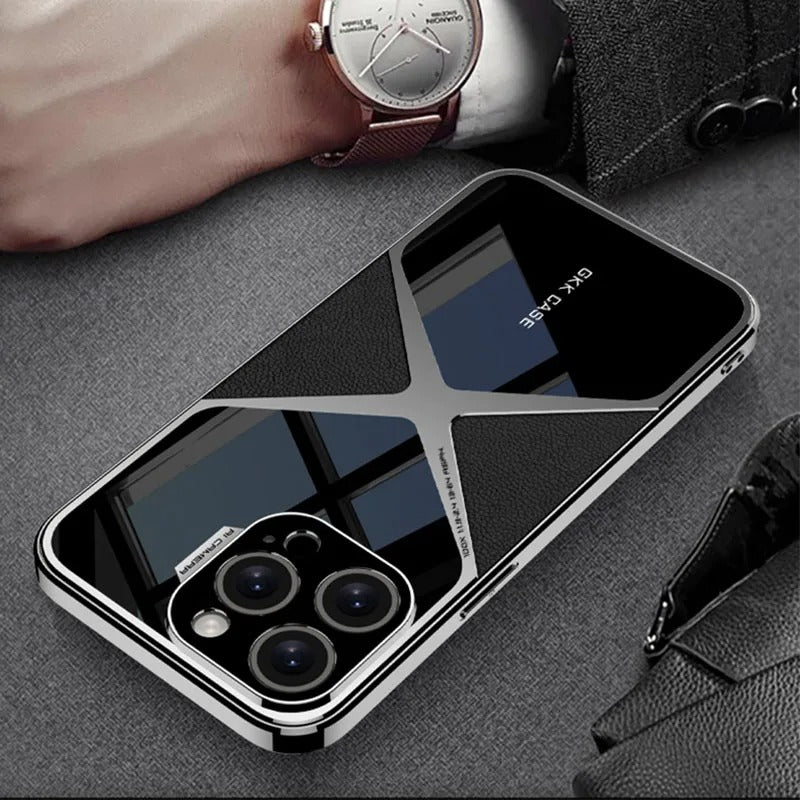 Frendorf | Luxus Beschichtung PU Schlicht Mode Super Coole Stil Weiche Kante Lederhülle Für IPhone