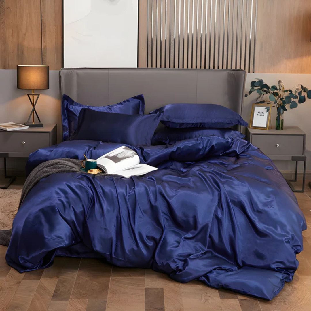 Frendorf | Luxus Rayon Bettbezug Set | Bettwäsche 155x220