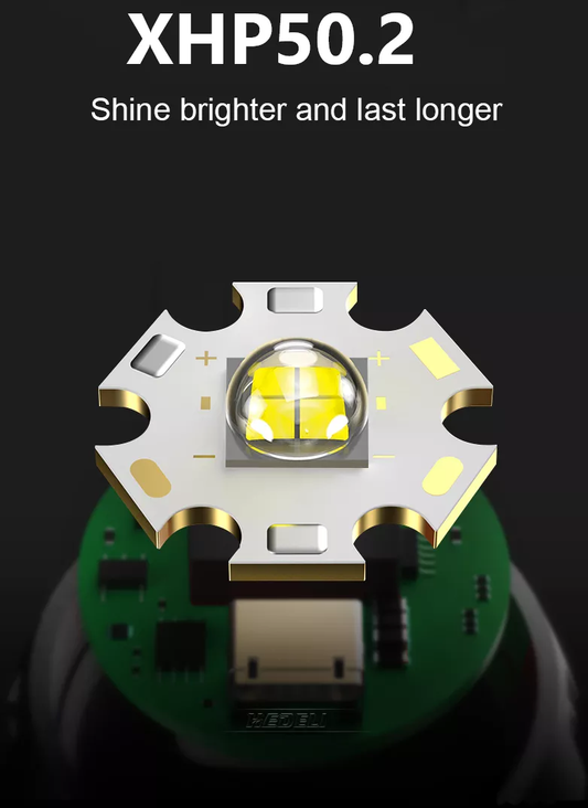 Frendorf |  LED Taschenlampe | Wiederaufladbare Taschenlampe