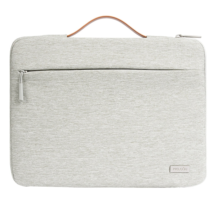 Frendorf | Für 14 Zoll Laptop Reißverschluss Wasserdicht Tragetasche (Beige Weiß)