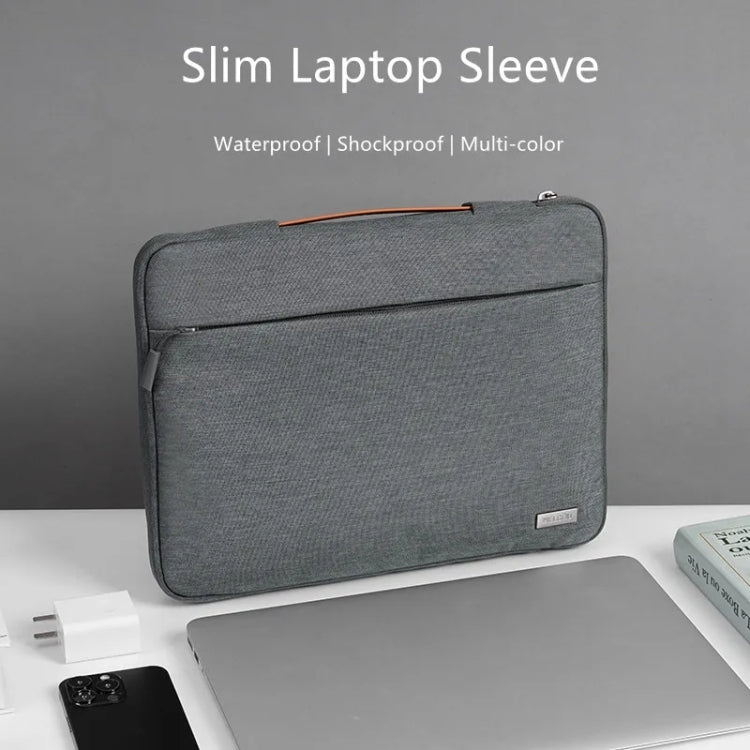 Frendorf | Für 14 Zoll Laptop Reißverschluss Wasserfest Handheld Sleeve Bag (Grau)