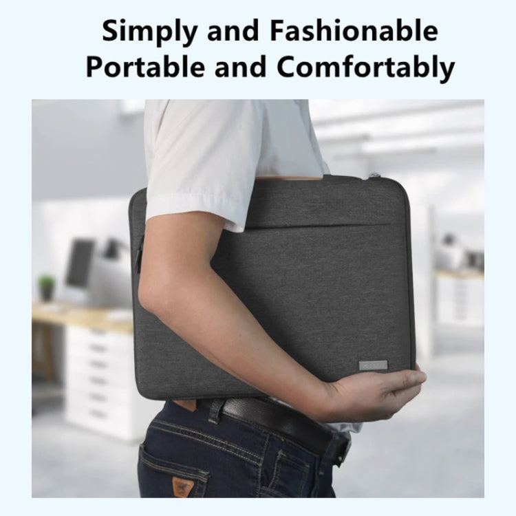 Frendorf | Für 14 Zoll Laptop Reißverschluss Wasserfest Handheld Sleeve Bag (Grau)
