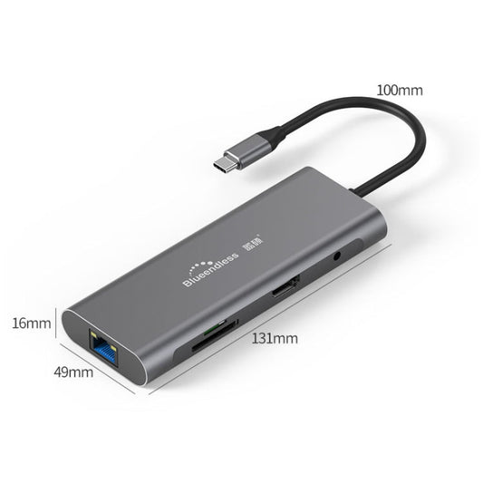 Frendorf | Blueendless 9 In 1 Multifunktions Type-C / USB-C HUB Erweiterungsdock