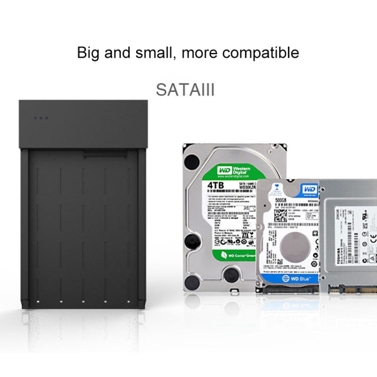 Frendorf | Blueendless 2,5 / 3,5 Zoll SSD USB 3.0 PC Computer externe Solid State Mobile Festplattenbox Festplattenlaufwerk (US-Stecker)