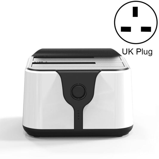 Frendorf | Blueendless 2.5 / 3.5 Zoll SATA USB 3.0 2 Bay Festplattendock (UK-Stecker)