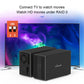 Frendorf | Blueendless USB-B-Schnittstelle 3,5 Zoll 2-Bay RAID-Kombinationsarray HDD externe Gehäuse (UK-Stecker)