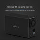 Frendorf | Blueendless USB-B-Schnittstelle 3,5 Zoll 2-Bay RAID-Kombinationsarray HDD externe Gehäuse (UK-Stecker)