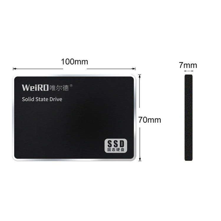 Frendorf | WEIRD S500 240GB 2.5 Zoll SATA3.0 Solid State Drive für Laptop, Desktop