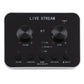 Frendorf | X7 Live Broadcast Audio USB Headset Mikrofon Webcast Unterhaltung Streamer Soundkarte für Telefon, Computer PC