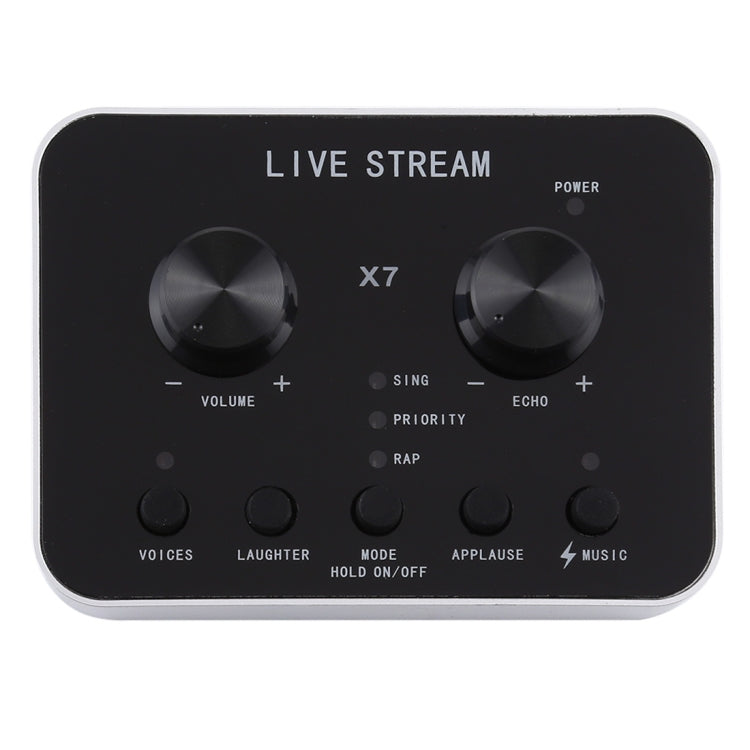 Frendorf | X7 Live Broadcast Audio USB Headset Mikrofon Webcast Unterhaltung Streamer Soundkarte für Telefon, Computer PC