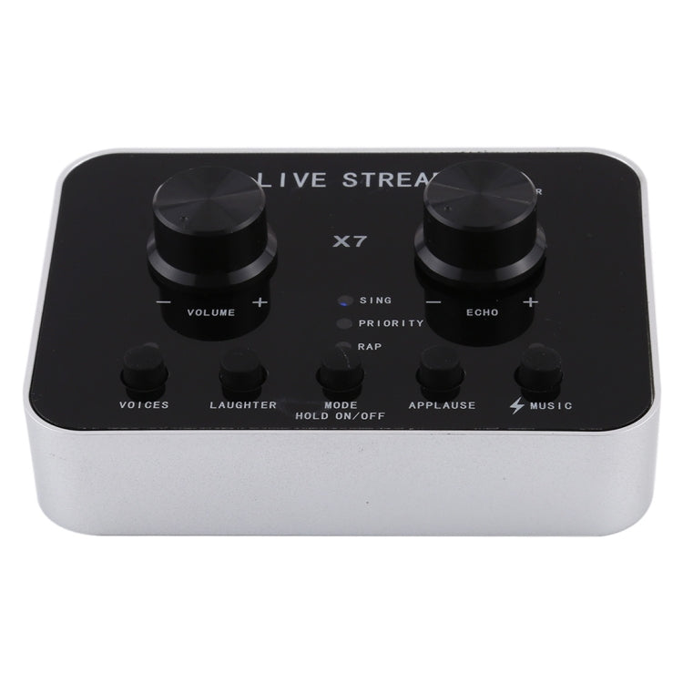 Frendorf | X7 Live Broadcast Audio USB Headset Mikrofon Webcast Unterhaltung Streamer Soundkarte für Telefon, Computer PC