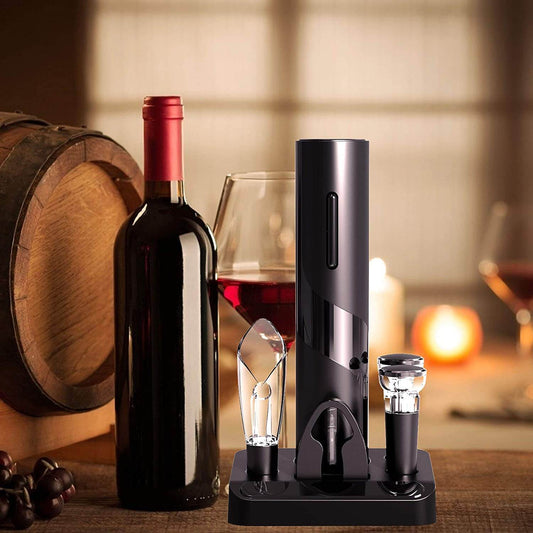 Frendorf | VinoLift Elektrisches Weinöffnerset – Mühelose Korkentfernung