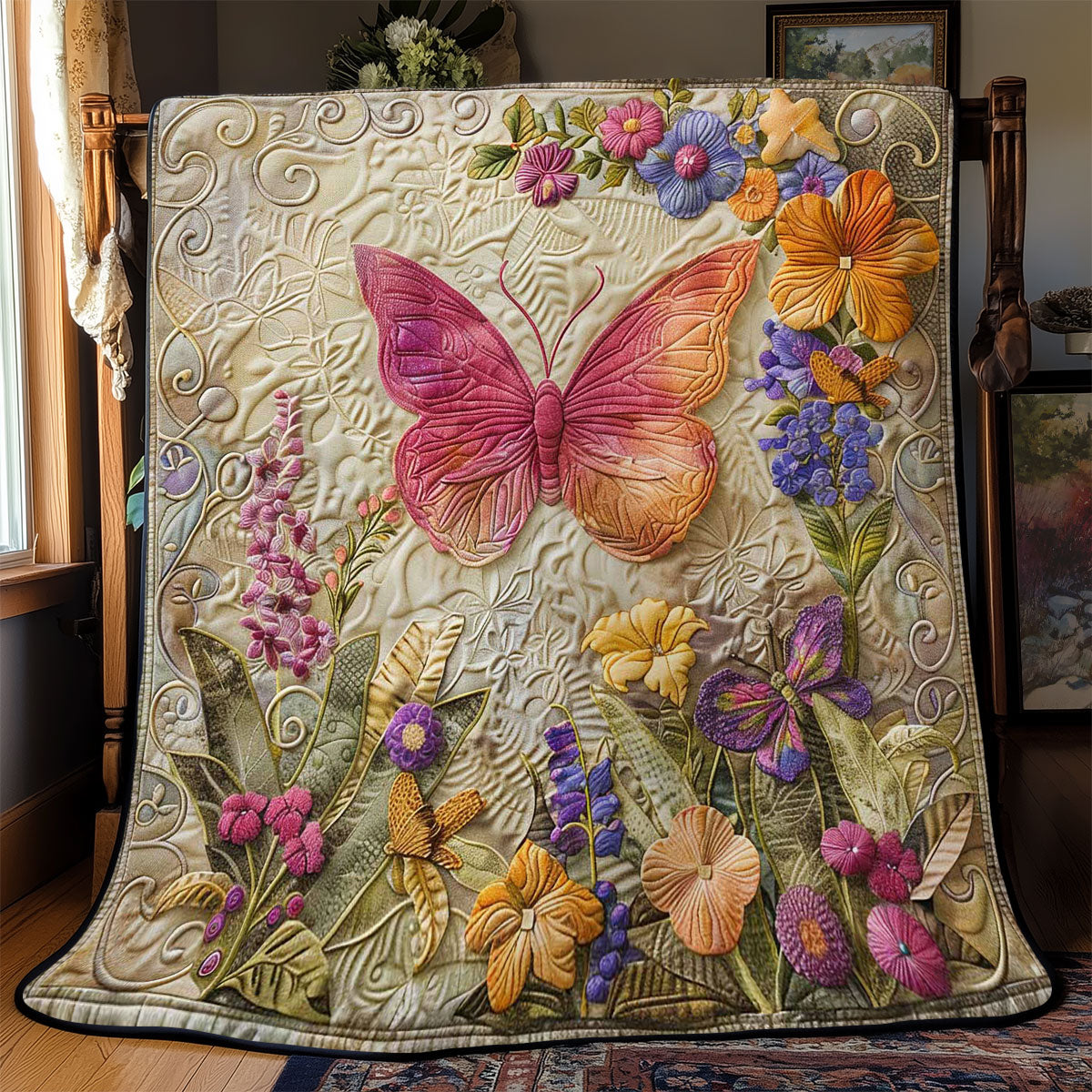 Butterfly Mirage Steppdecke