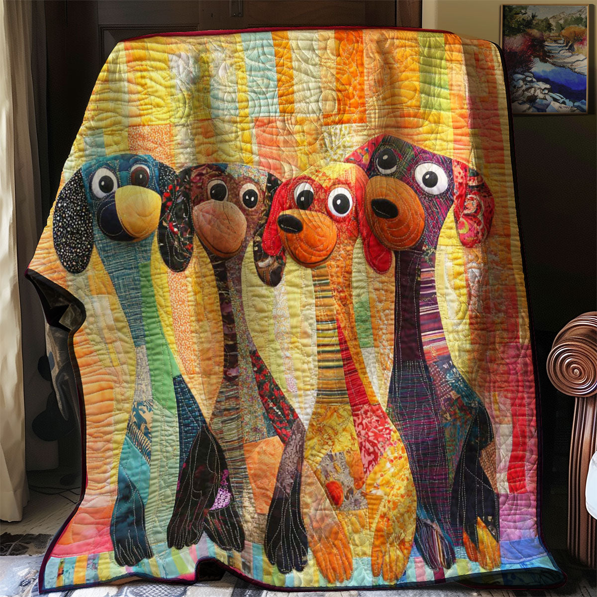 Dachshund Delight Decke
