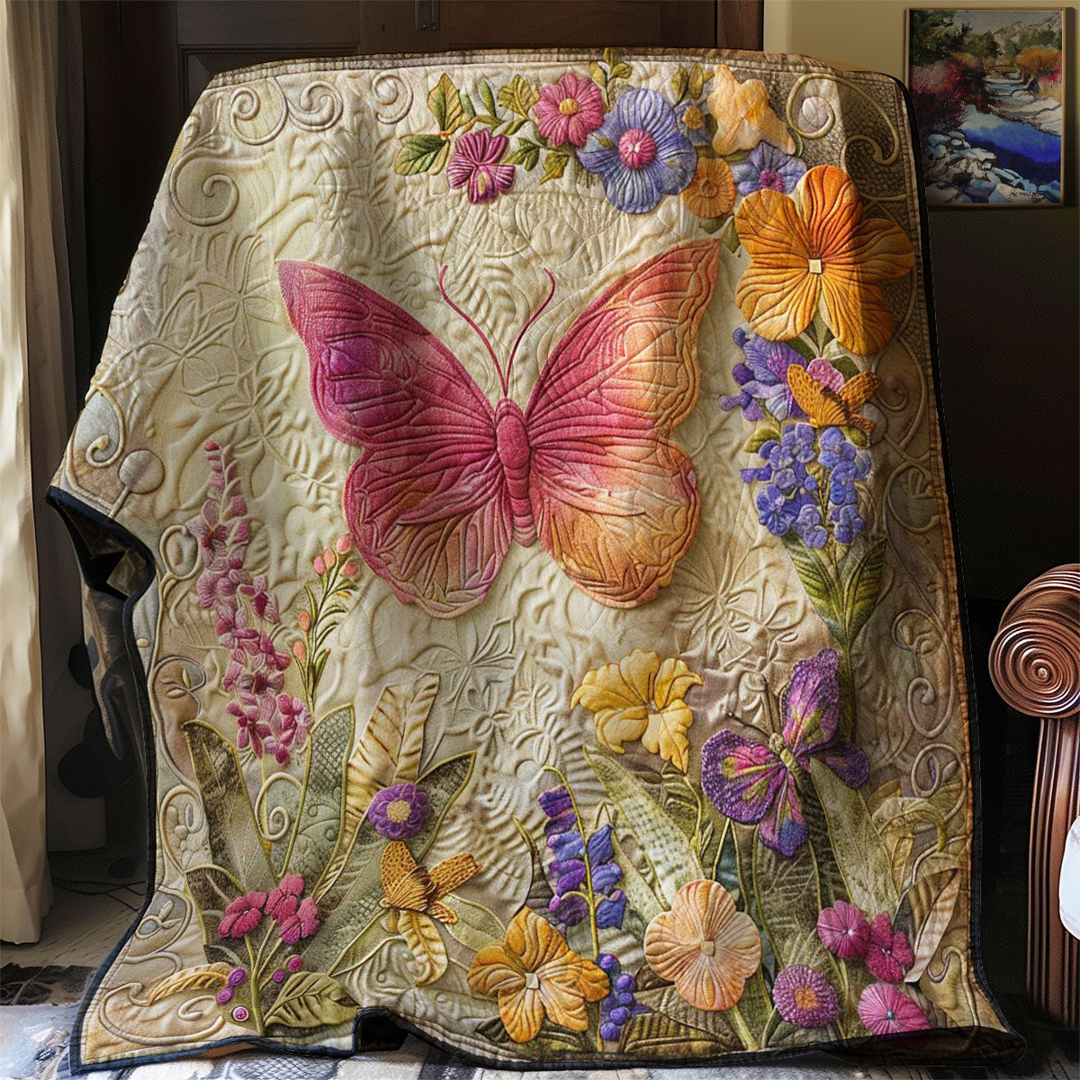 Butterfly Mirage Steppdecke