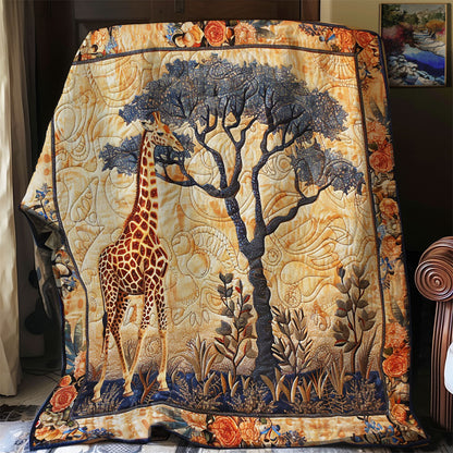 Giraffe Im Safari Quilt