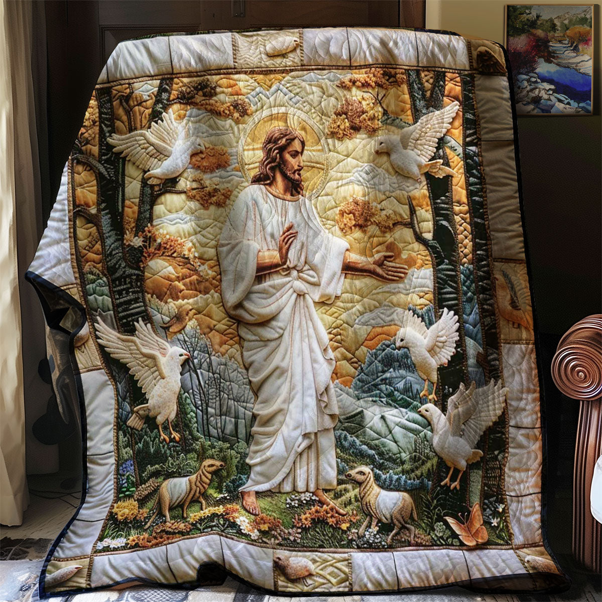 Jesus Licht In Der Dunkelheit Decke