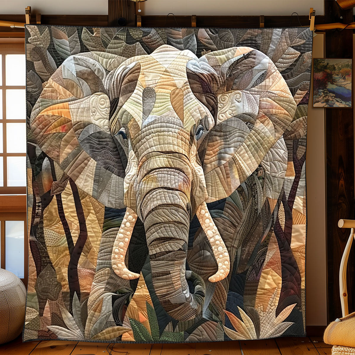 Elephant Safari Tagesdecke