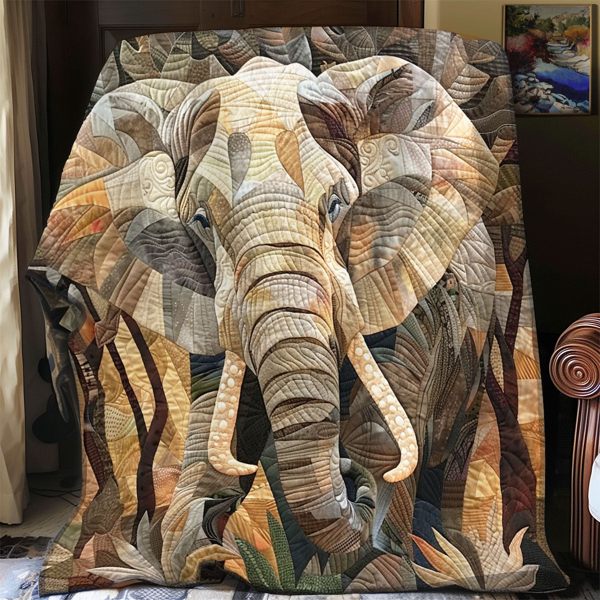 Elephant Safari Tagesdecke