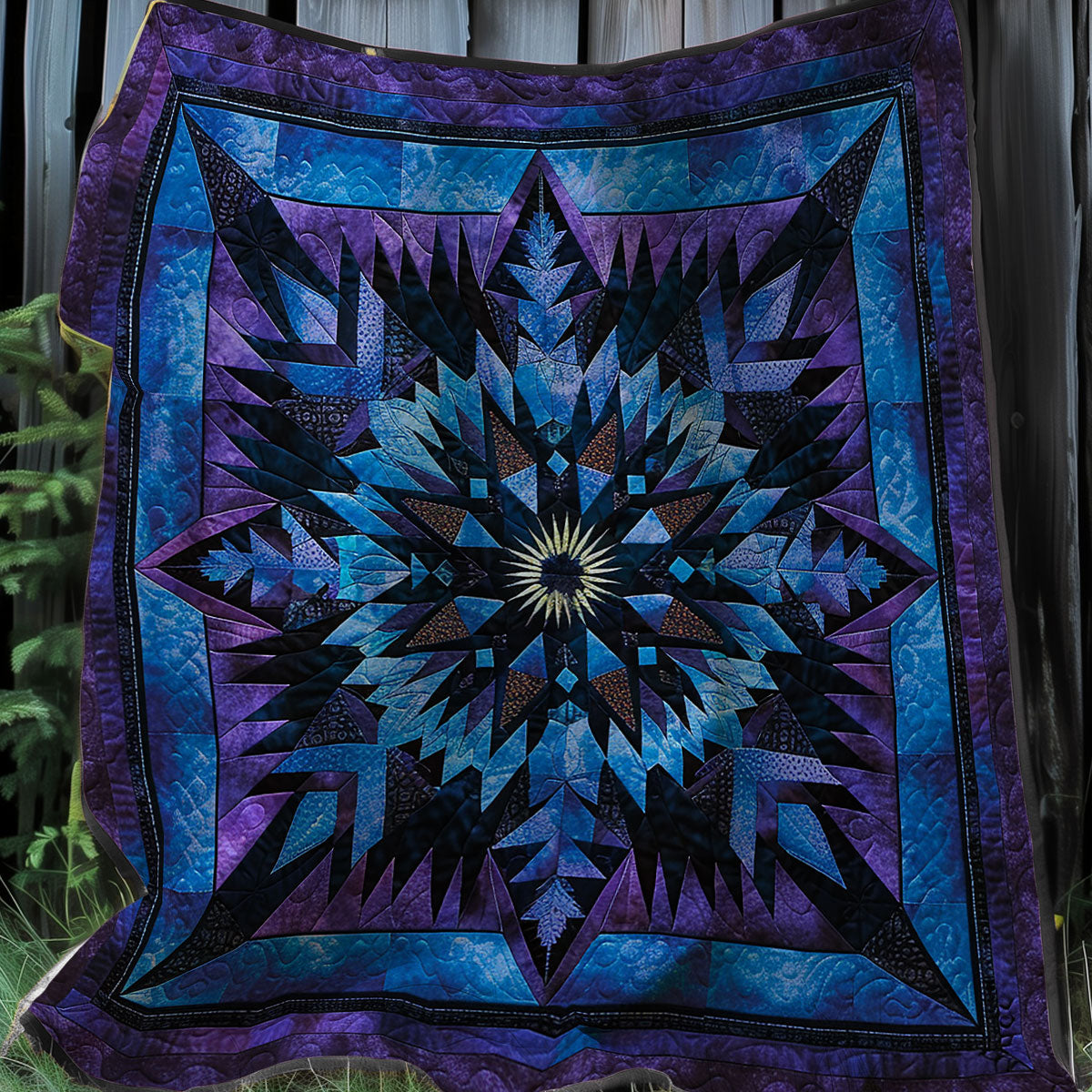 Blaue amerikanische Indianer Stern-Decke
