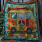 Peace Hippie Van Decke