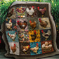 Hühner und Eier Quilt