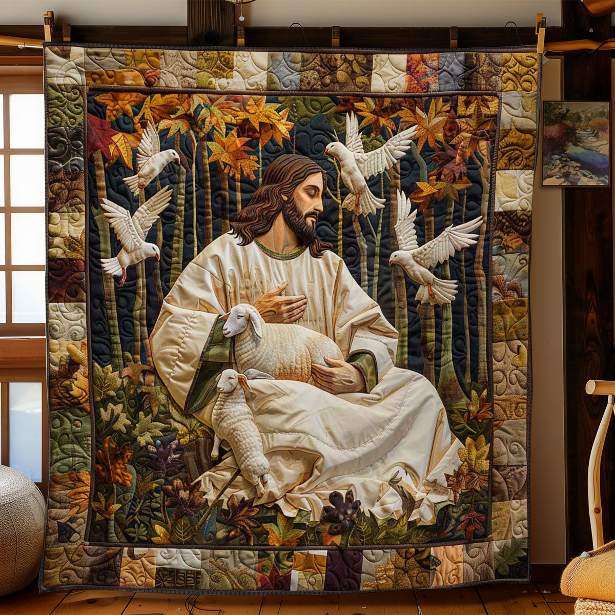 Jesus Licht der Gnade Quilt