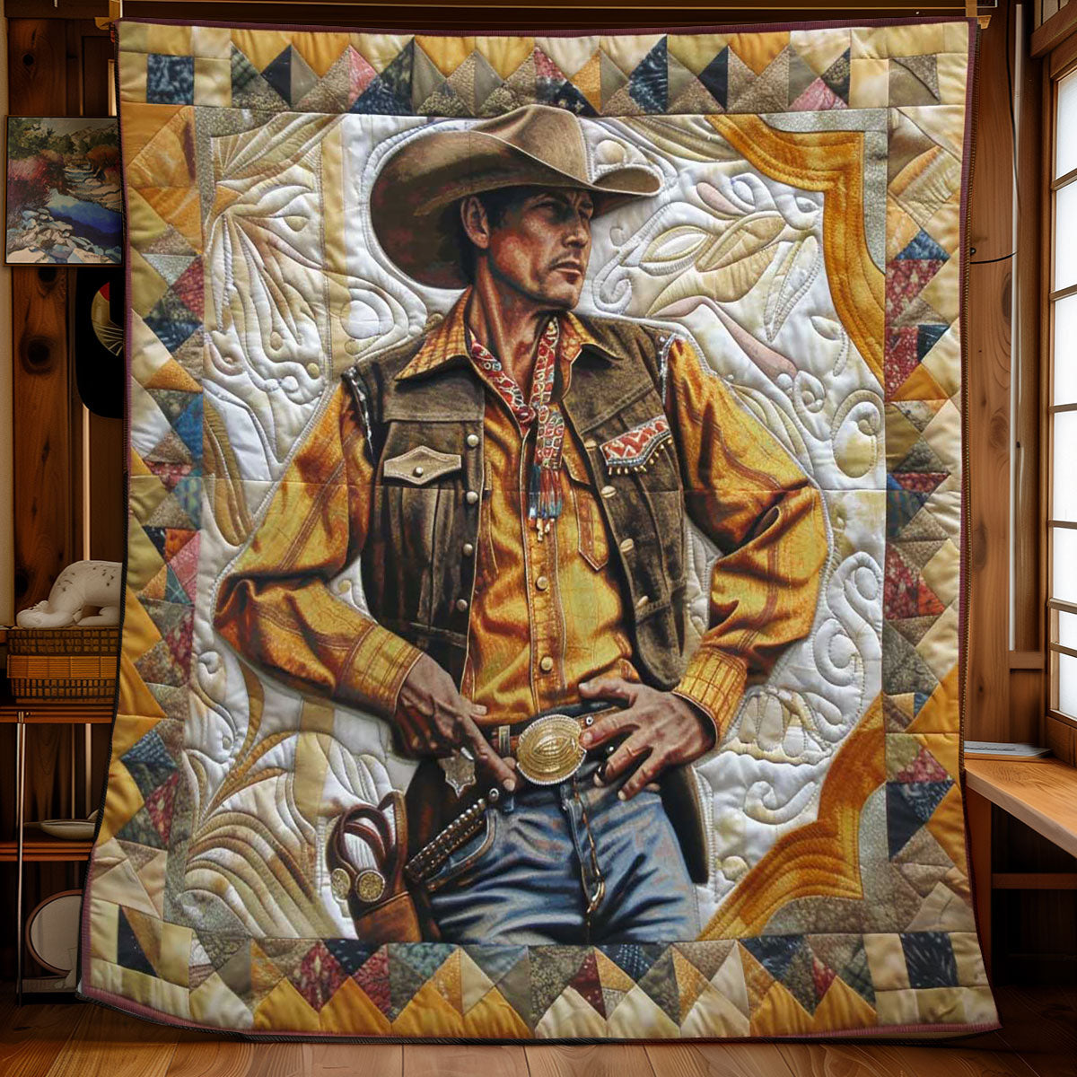 Brave Cowboy Bettdecke Quilt