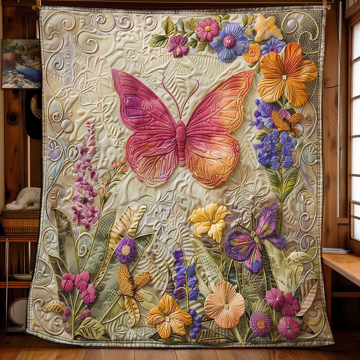 Butterfly Mirage Steppdecke