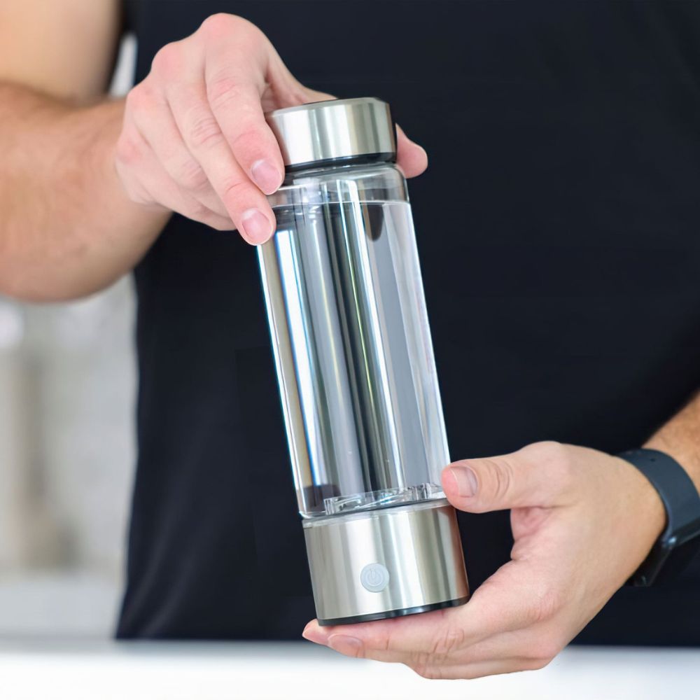 Wasserstoff-Wasserflasche