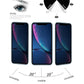 Frendorf | Für iPhone XR 0,4 mm 9H Oberflächenhärte 180 Grad Datenschutz Anti-Glanz Displayschutzfolie