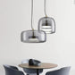 Frendorf | LuminVivo Hotel Glas Pendelleuchte | Modernes Design | Dimmbares LED-Licht