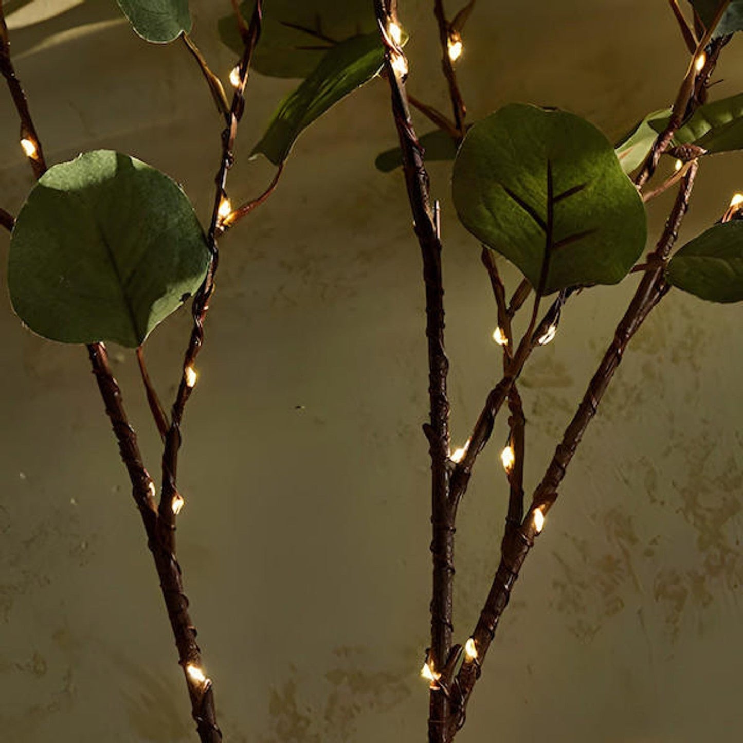 Frendorf | FairyGlow Olivenzweig LED Lichterkette | Feenlicht Dekoration | Stimmungsvolle Beleuchtung für Zuhause
