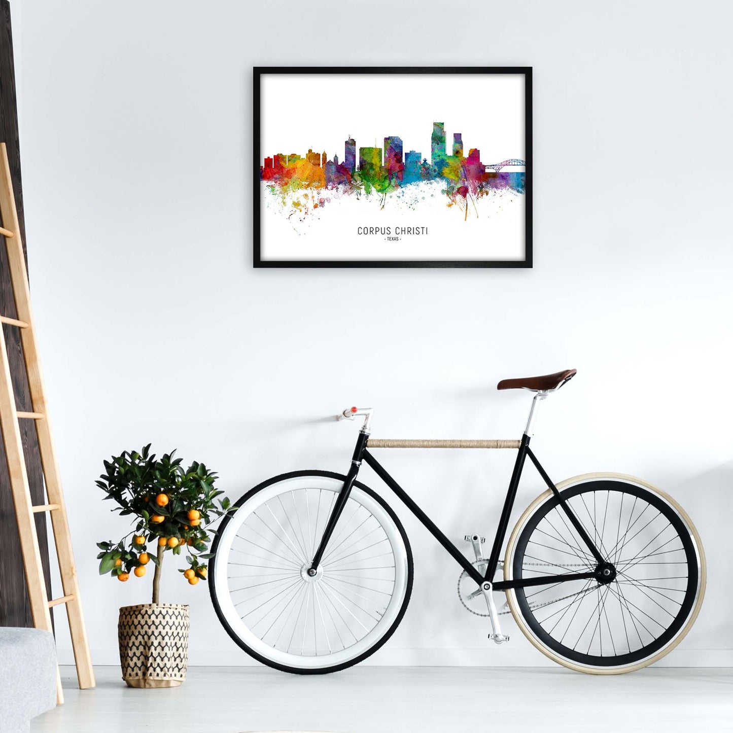 Corpus Christi Texas Skyline Kunstdruck