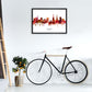 Coventry England Skyline Rote Stadtname