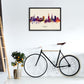 Coventry England Skyline Herbst Stadtname Kunstdruck