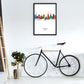 Coventry England Skyline Porträt Kunstdruck