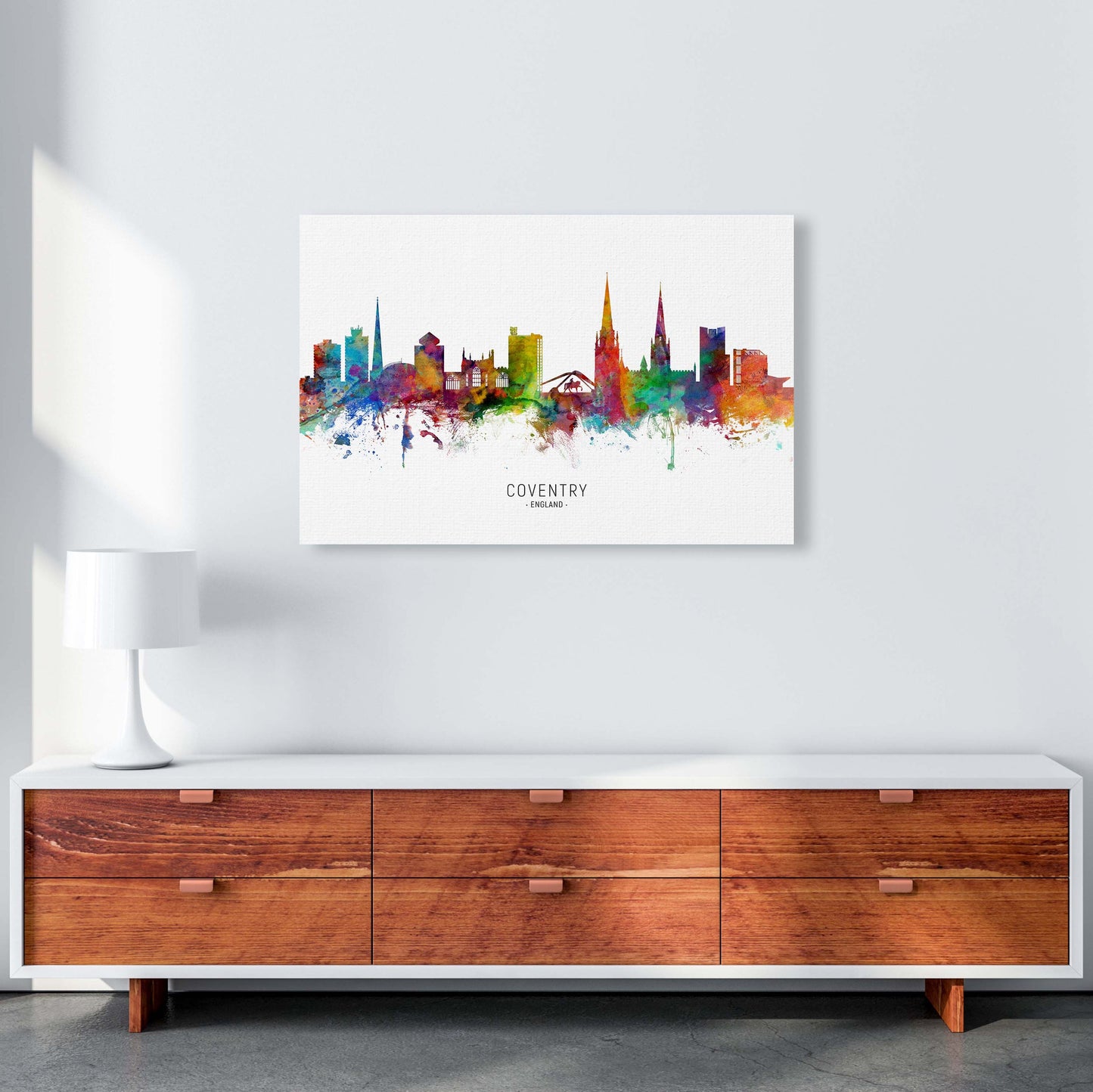 Coventry England Skyline Kunstdruck