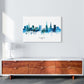 Coventry England Skyline Blaue Stadtname