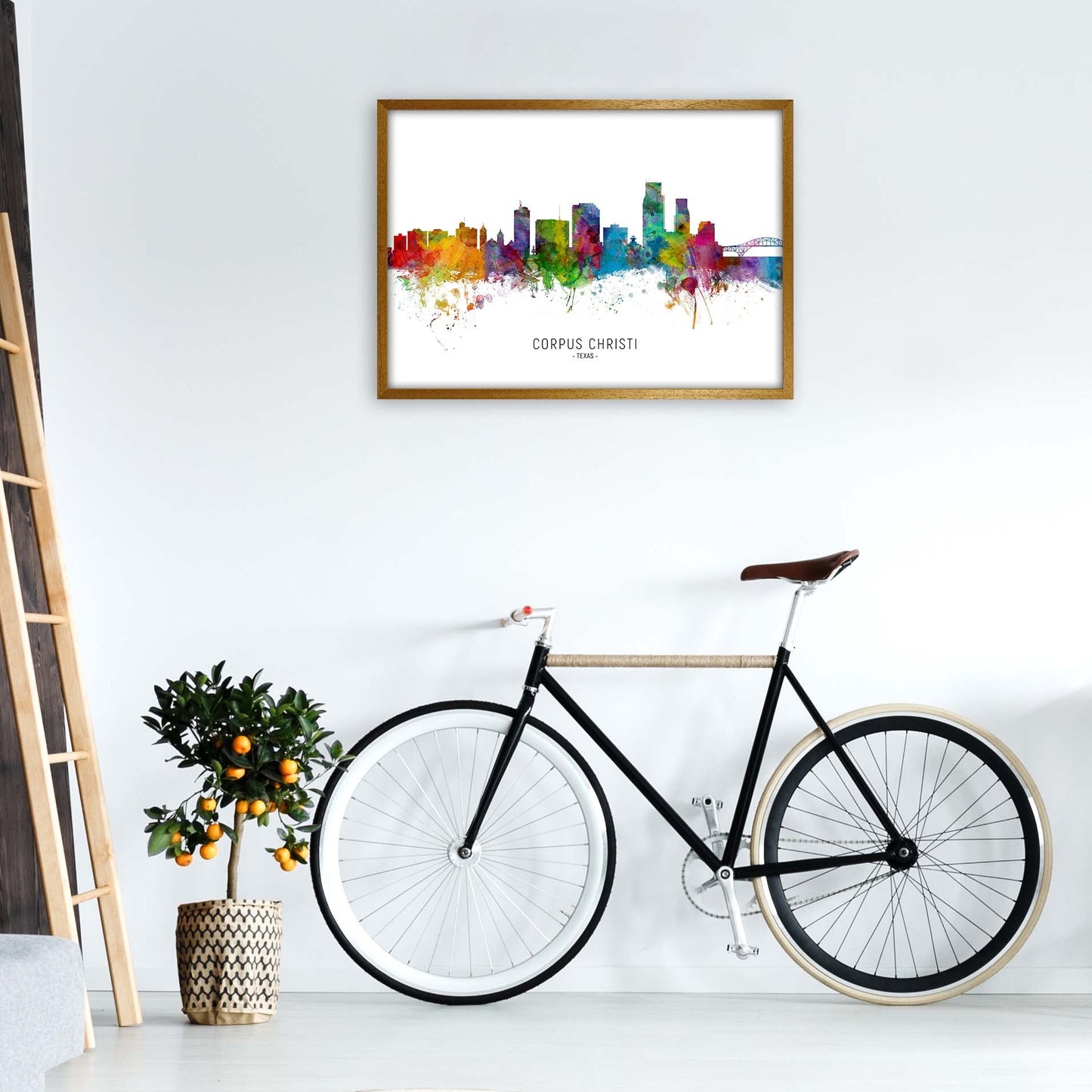 Corpus Christi Texas Skyline Kunstdruck