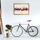 Coventry England Skyline Herbst Stadtname Kunstdruck