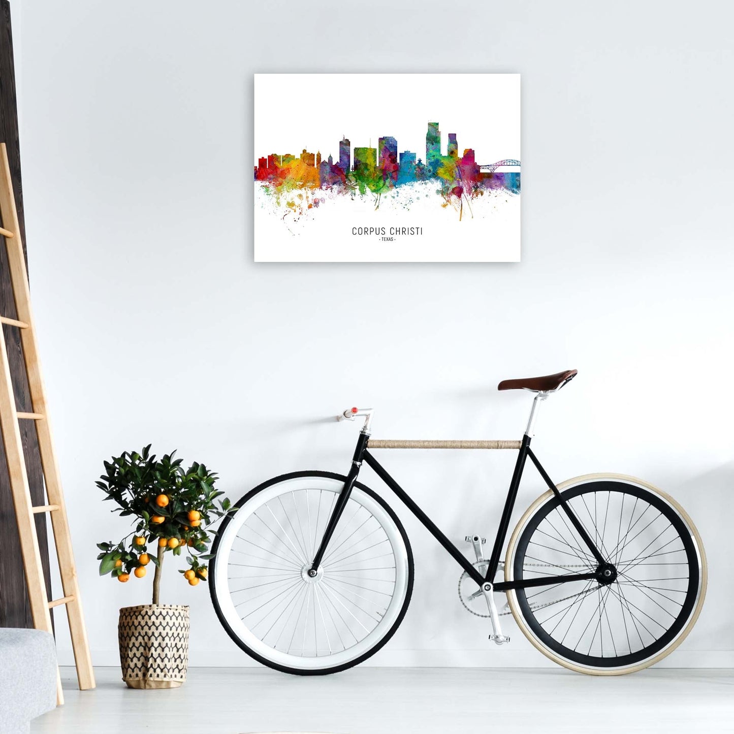 Corpus Christi Texas Skyline Kunstdruck