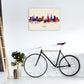 Coventry England Skyline Herbst Stadtname Kunstdruck