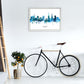 Coventry England Skyline Blaue Stadtname