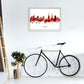 Coventry England Skyline Rote Stadtname