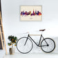 Coventry England Skyline Herbst Stadtname Kunstdruck