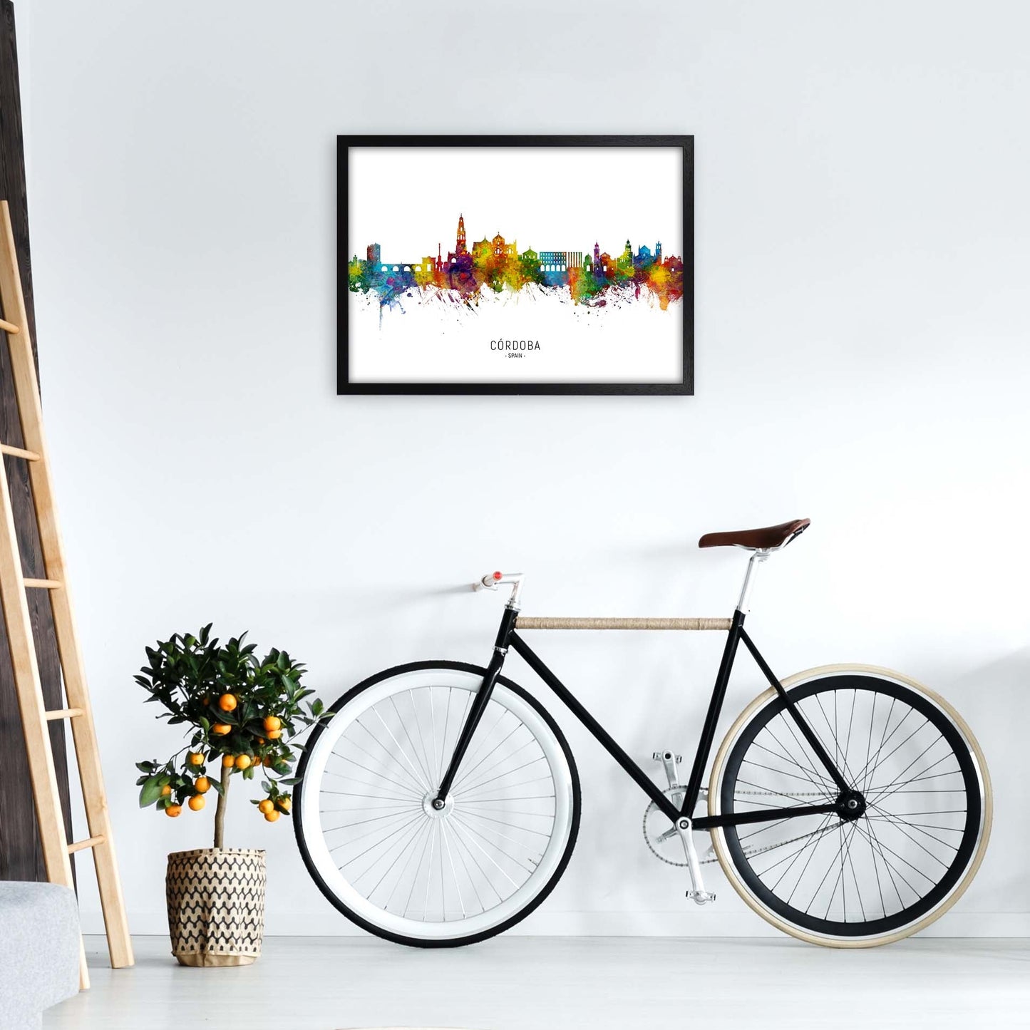 Cordoba Spanien Skyline Kunstdruck